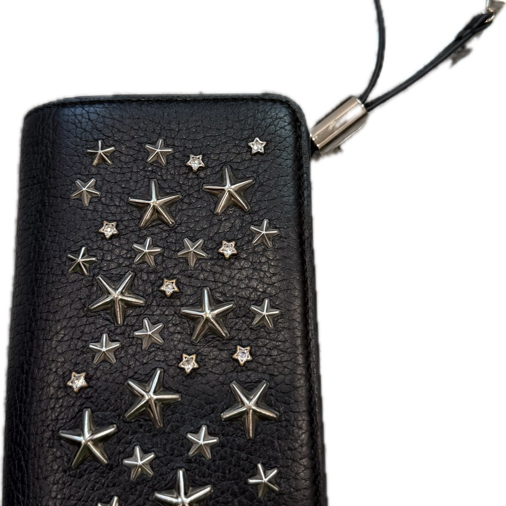 Jimmy Choo Star Studded Zip Wallet